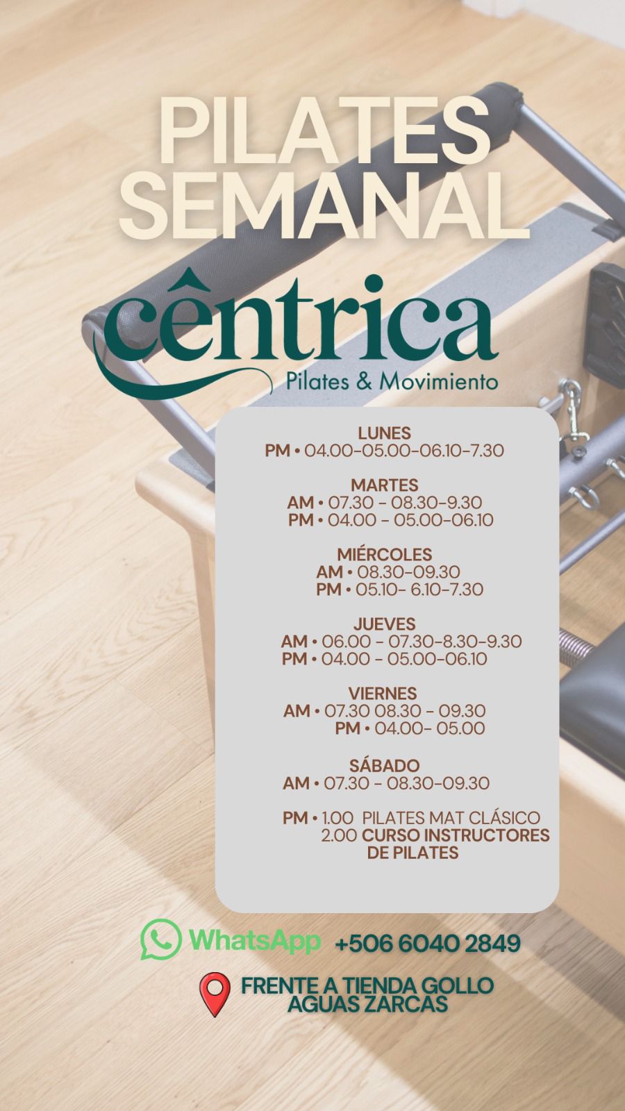 Horarios Centrica